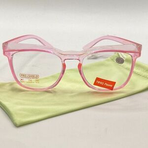0857 Pro + Shield Full Protection Magnification Glasses 2.00 TR90 Pink Frames…
